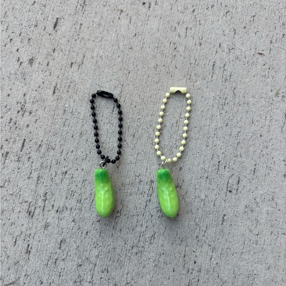 Green Pickle Stanley handle charms